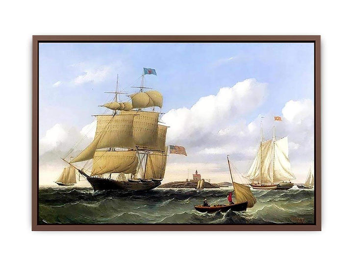 The Whaleship "Emma C. Jones" off Round Hills, New Bedford