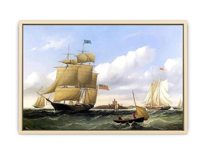 The Whaleship "Emma C. Jones" off Round Hills, New Bedford