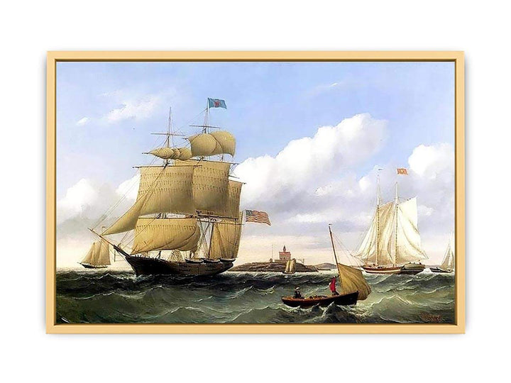 The Whaleship "Emma C. Jones" off Round Hills, New Bedford