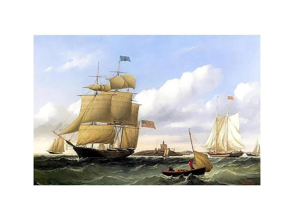 The Whaleship "Emma C. Jones" off Round Hills, New Bedford