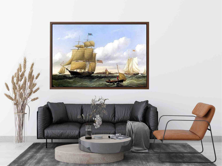 The Whaleship "Emma C. Jones" off Round Hills, New Bedford