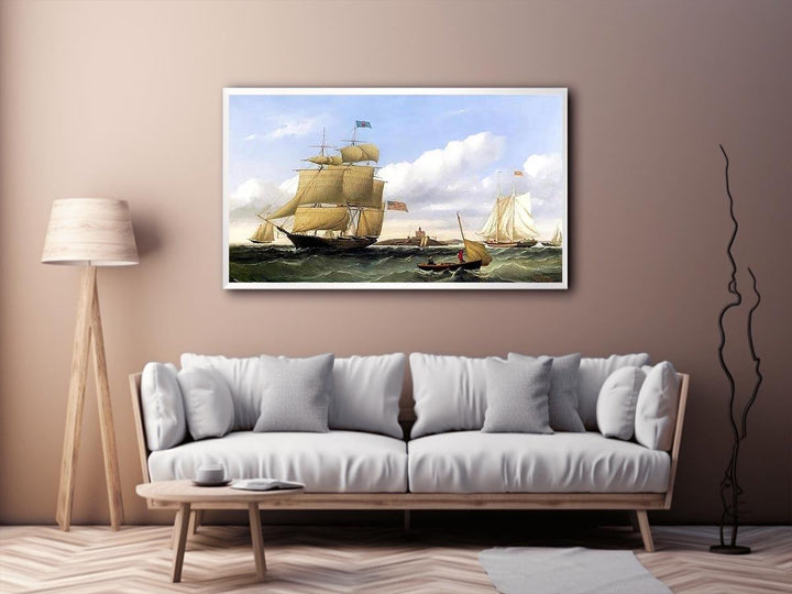 The Whaleship "Emma C. Jones" off Round Hills, New Bedford