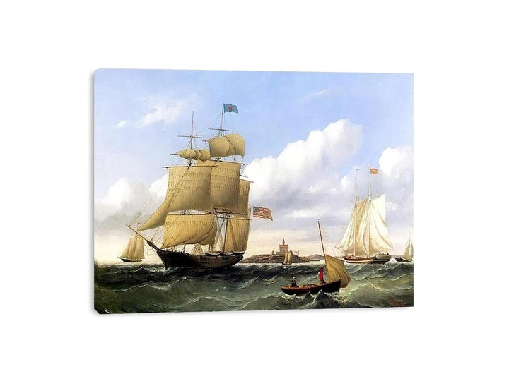 The Whaleship "Emma C. Jones" off Round Hills, New Bedford