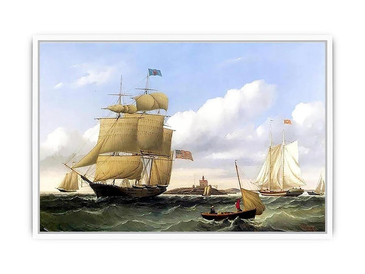 The Whaleship "Emma C. Jones" off Round Hills, New Bedford