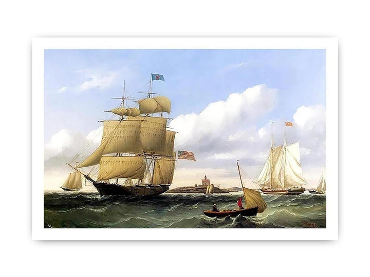 The Whaleship "Emma C. Jones" off Round Hills, New Bedford