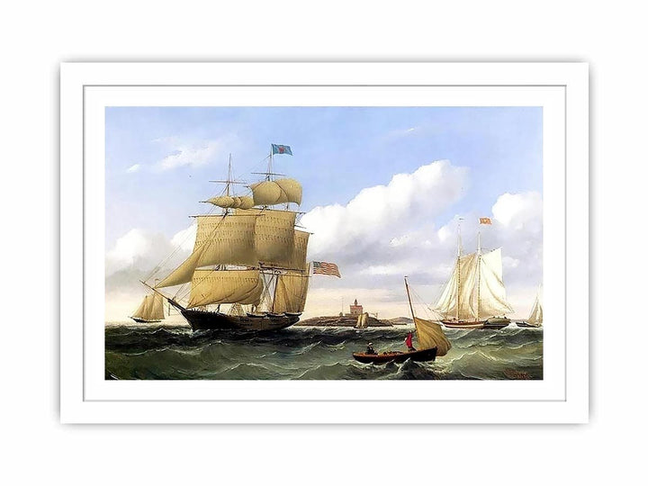 The Whaleship "Emma C. Jones" off Round Hills, New Bedford