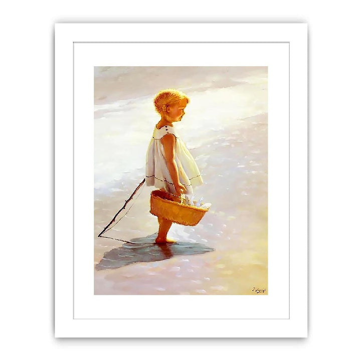 Young Girl On A Beach