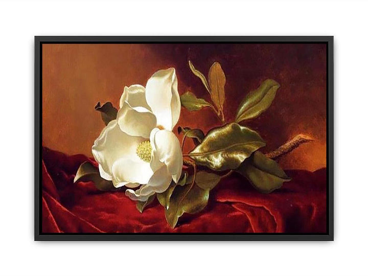 A Magnolia On Red Velvet