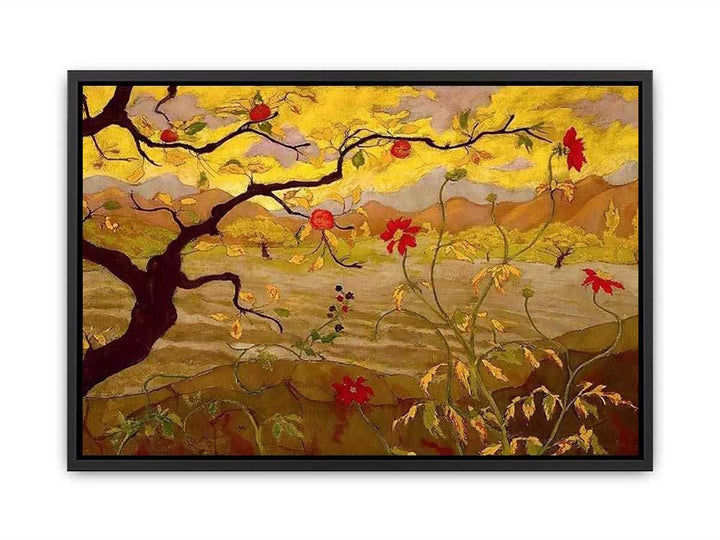 Apple Tree With Red Fruit
