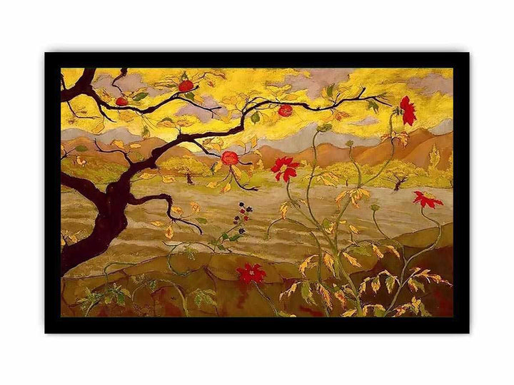 Apple Tree With Red Fruit