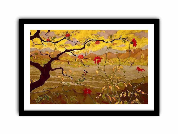 Apple Tree With Red Fruit