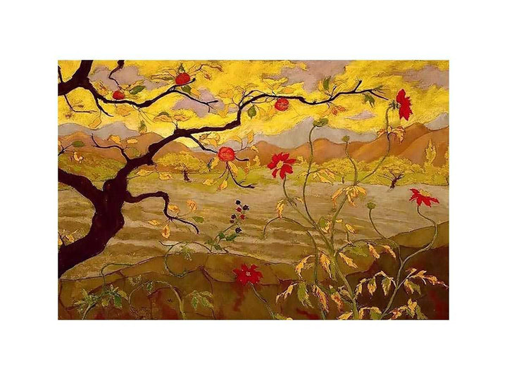 Apple Tree With Red Fruit