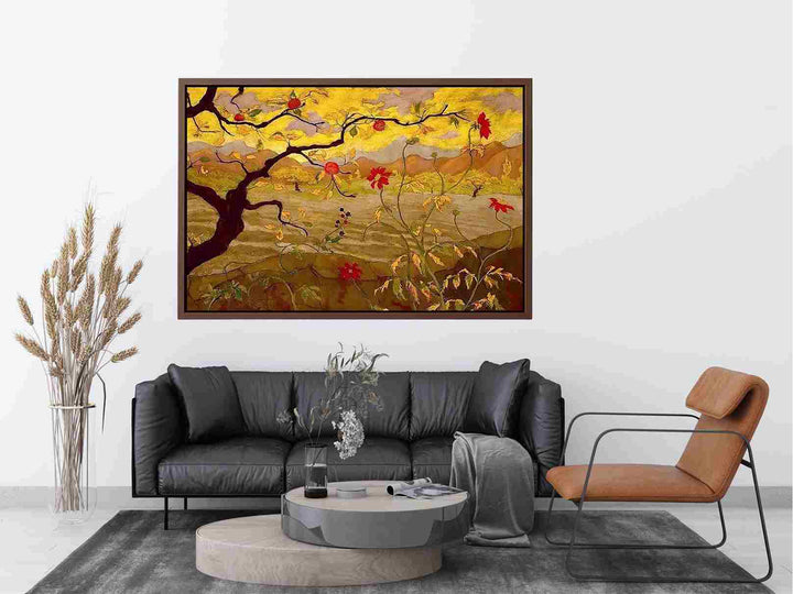 Apple Tree With Red Fruit