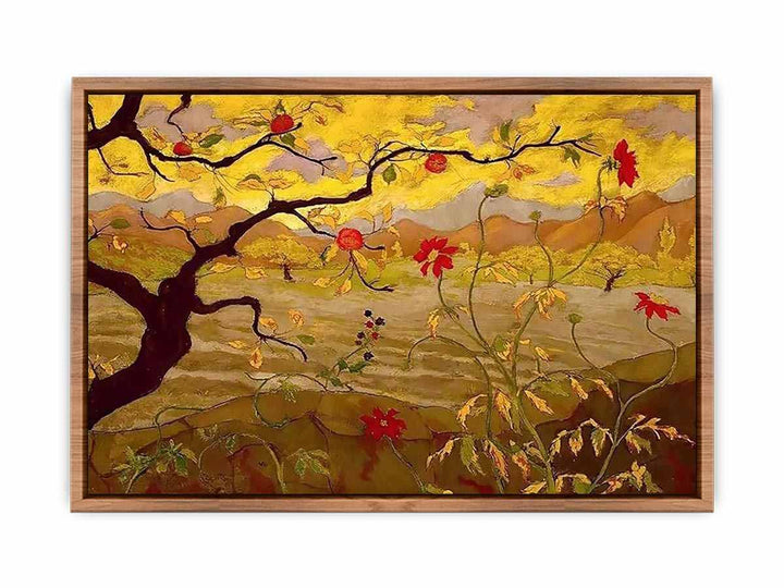 Apple Tree With Red Fruit