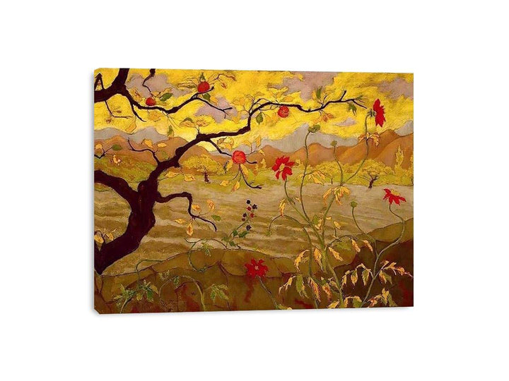 Apple Tree With Red Fruit