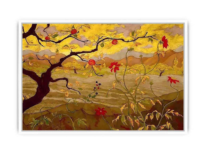 Apple Tree With Red Fruit