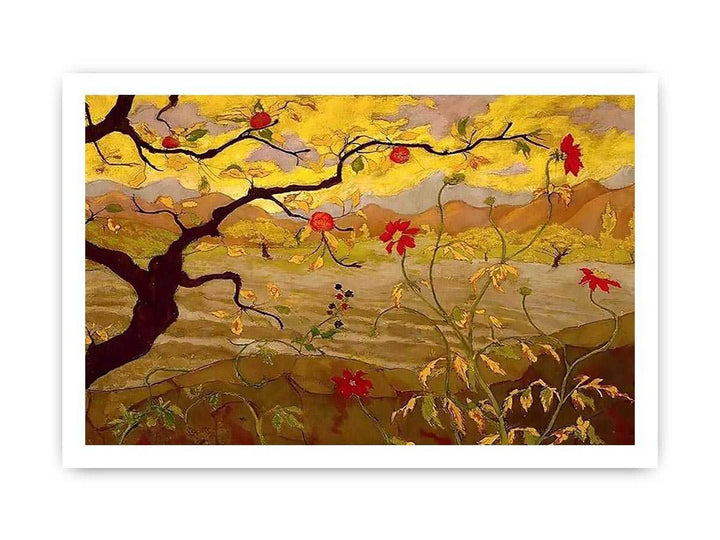 Apple Tree With Red Fruit