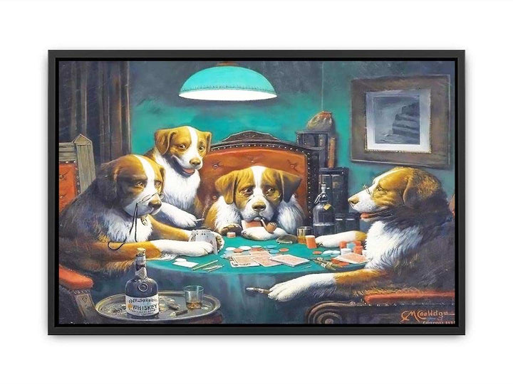 Dogs Playing Poker Painting