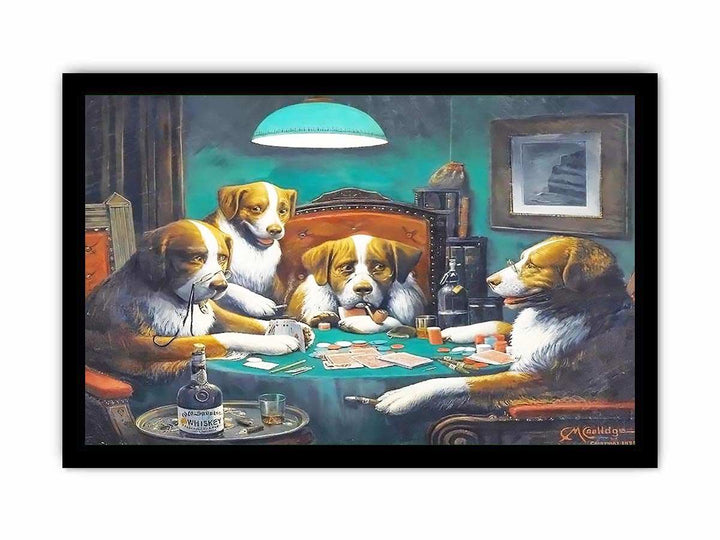 Dogs Playing Poker Painting
