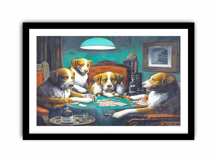 Dogs Playing Poker Painting
