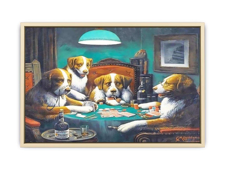 Dogs Playing Poker Painting