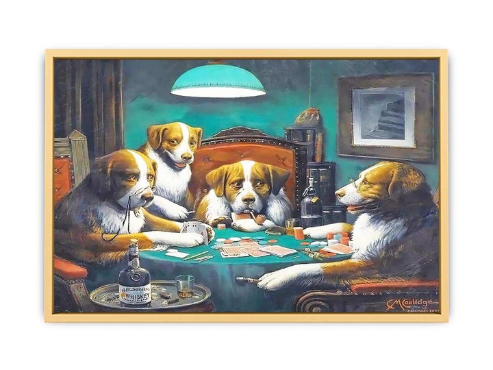 Dogs Playing Poker Painting