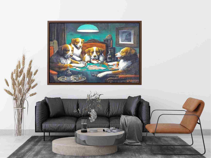 Dogs Playing Poker Painting
