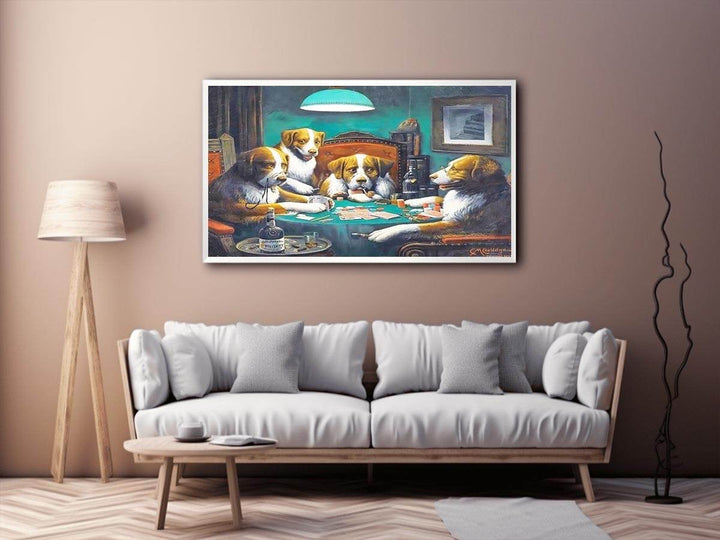 Dogs Playing Poker Painting