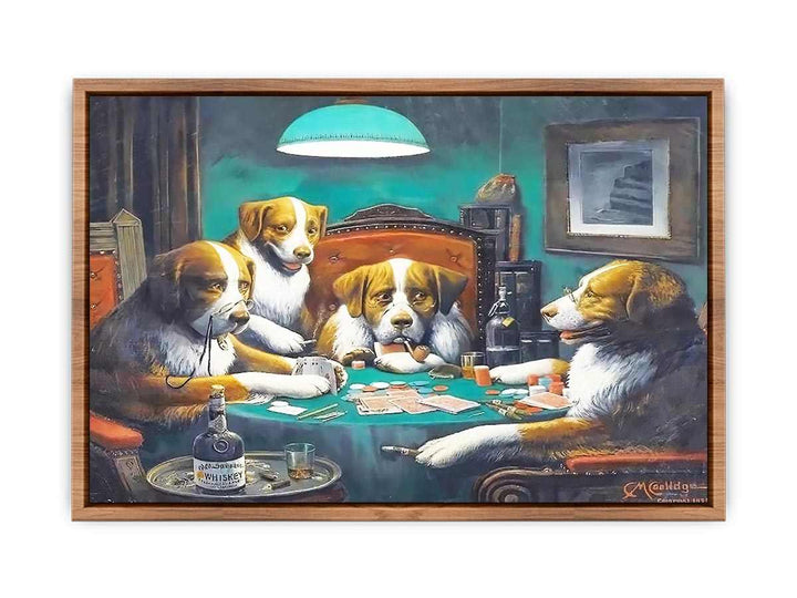 Dogs Playing Poker Painting