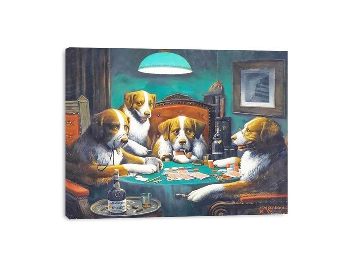 Dogs Playing Poker Painting