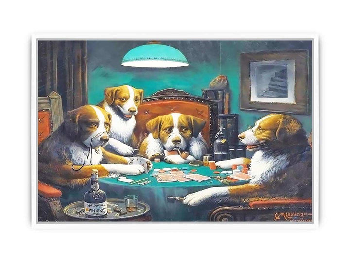 Dogs Playing Poker Painting