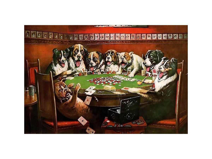 Poker Sympathy by  Cassius Marcellus Coolidge