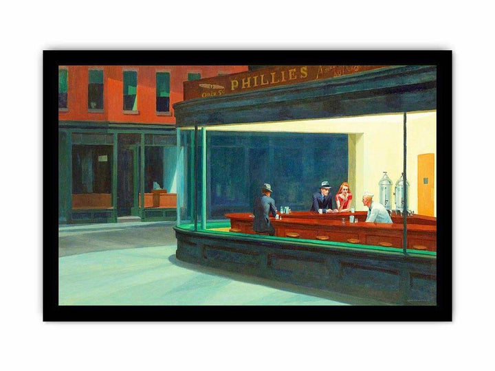 Nighthawks Painting