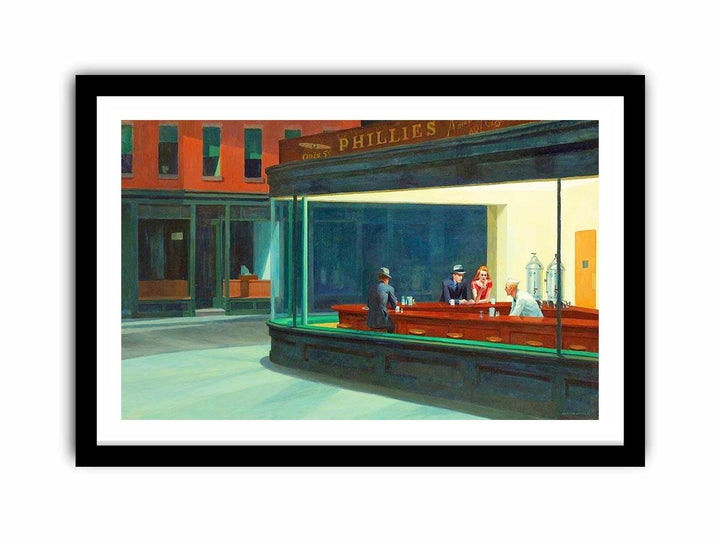 Nighthawks Painting