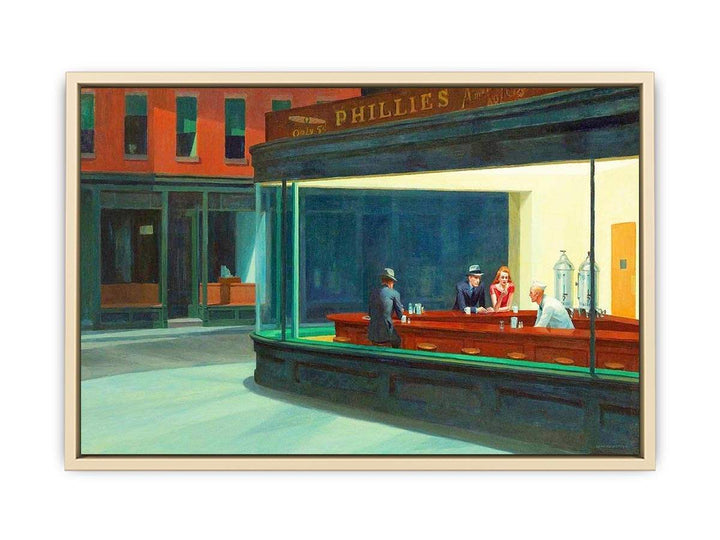 Nighthawks Painting