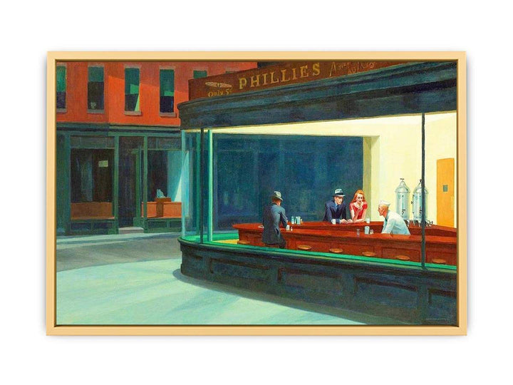 Nighthawks Painting
