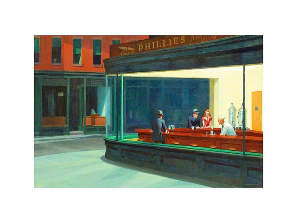 Nighthawks Painting