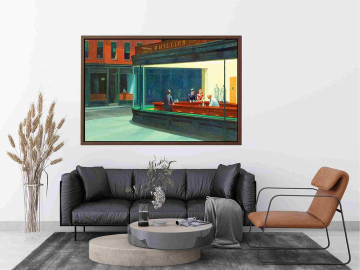 Nighthawks Painting