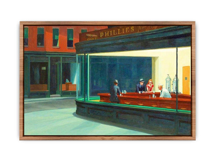 Nighthawks Painting