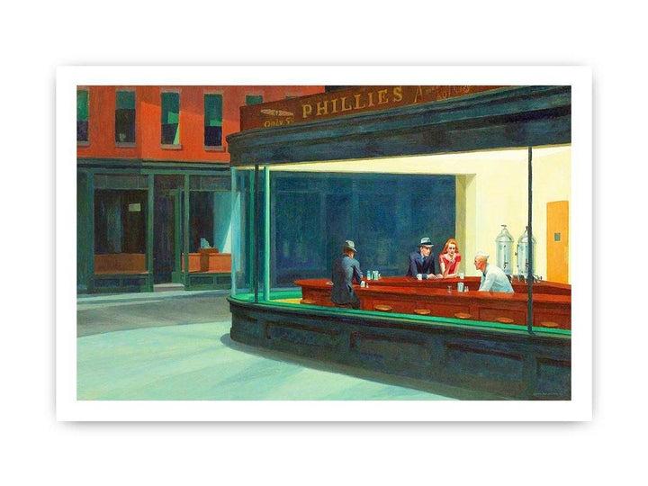 Nighthawks Painting