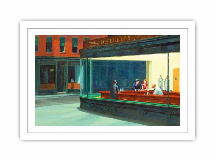 Nighthawks Painting