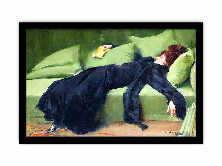 After the Ball Painting by Ramon Casas