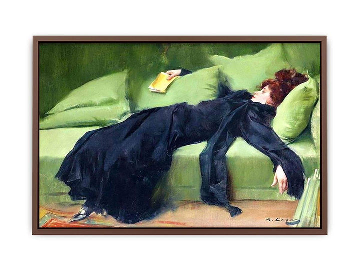 After the Ball Painting by Ramon Casas