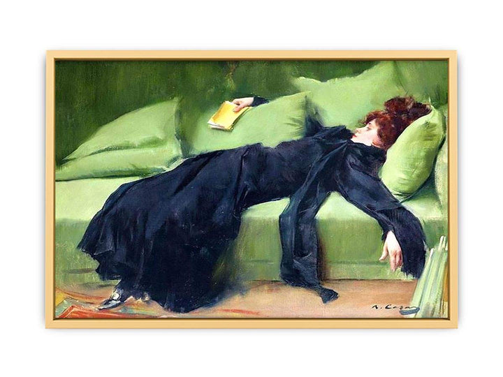After the Ball Painting by Ramon Casas