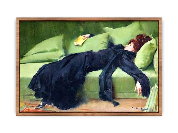 After the Ball Painting by Ramon Casas