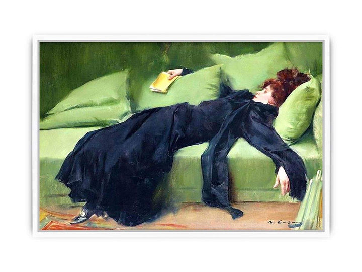 After the Ball Painting by Ramon Casas
