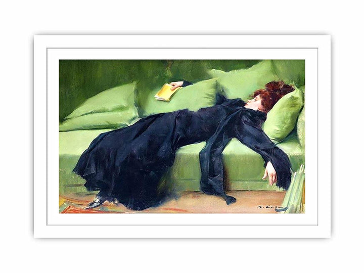 After the Ball Painting by Ramon Casas