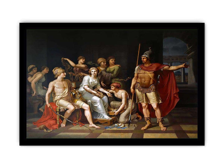 Hector Admonishes Paris  and Exhorts Him to Go to War