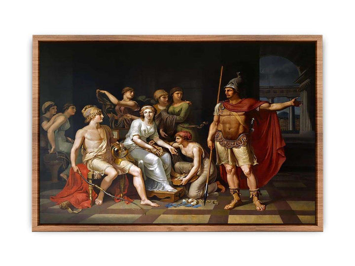 Hector Admonishes Paris  and Exhorts Him to Go to War
