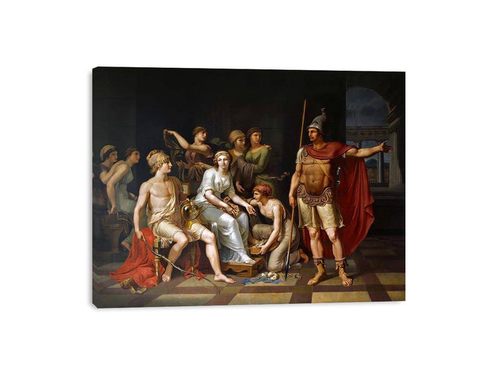 Hector Admonishes Paris  and Exhorts Him to Go to War